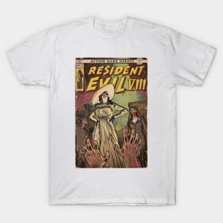 Resident Evil 8 fan art comic cover T-Shirt
